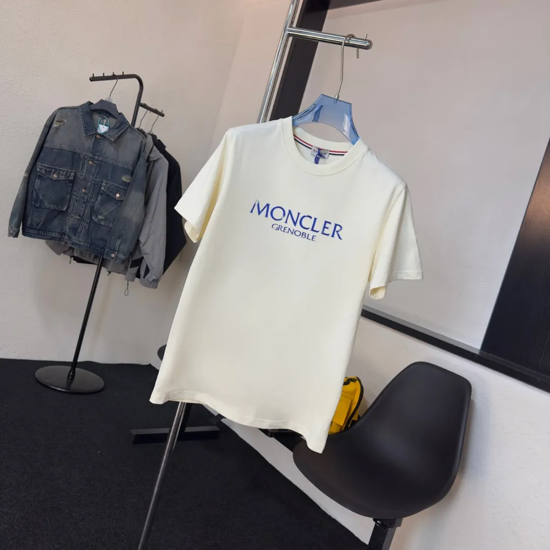 P80💰《Moncler~ 》2025New Arrival Quality T , Versatile Quality ！ ‼ 32 250G ‼ ， ， ， ， T 🤪 Sizes：S-M-L-XL-2XL ：Black，White， Same Style